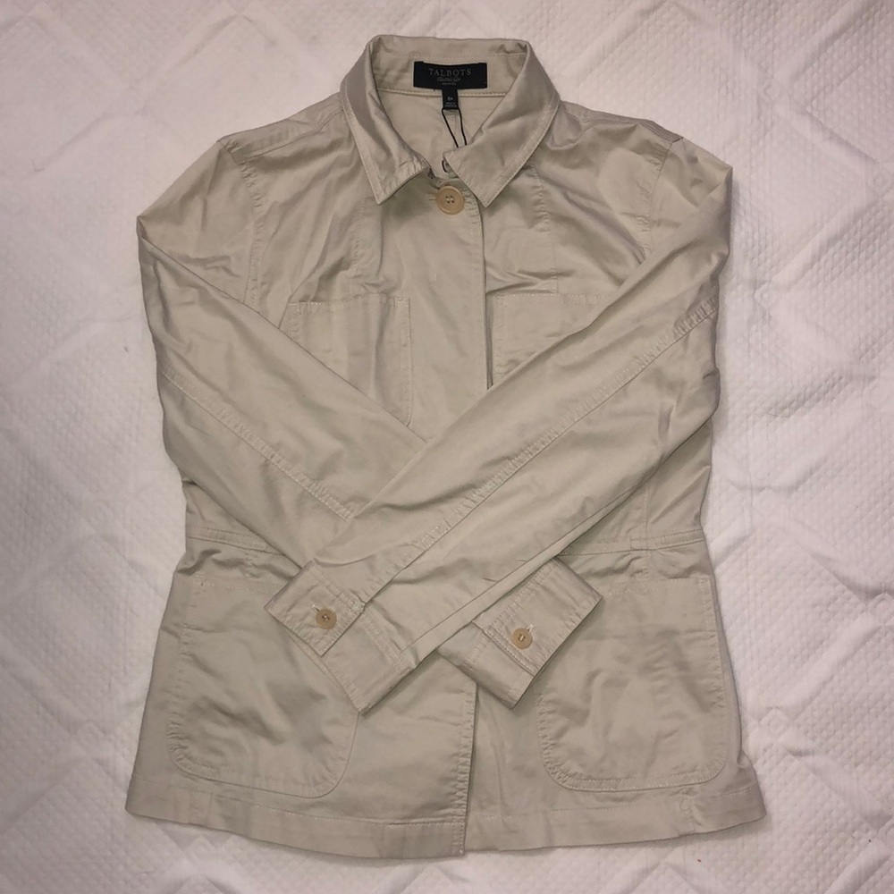 Talbots Khaki Utility Jacket
